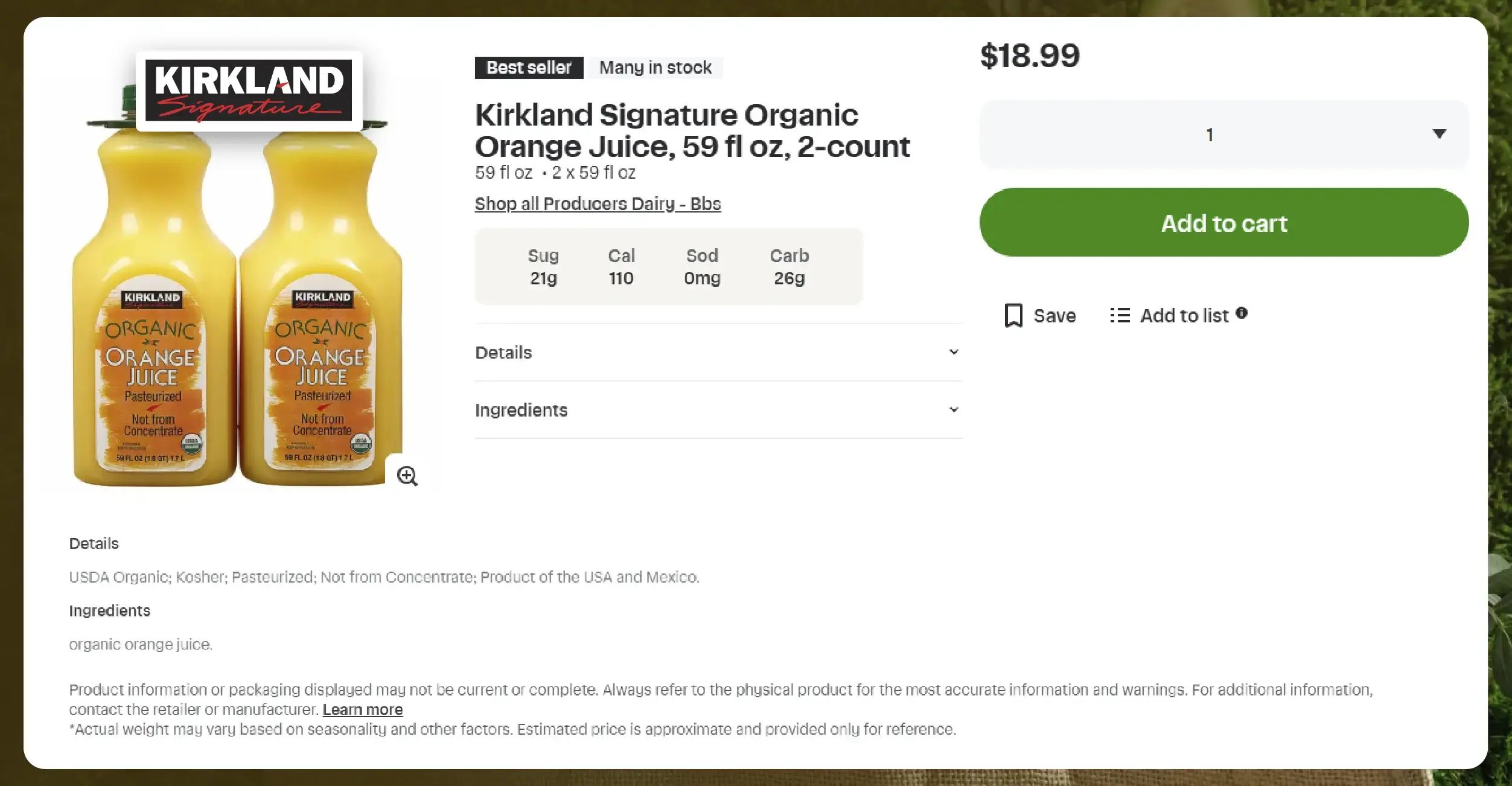 What Types of Organic Data Are Available on Thrive Market_Mesa de trabajo 1